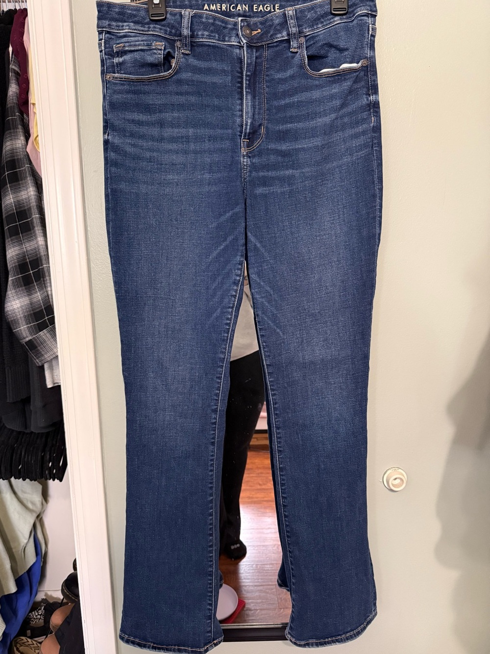 American Eagle Outfitters Women's Skinny Kick Bootcut Jeans